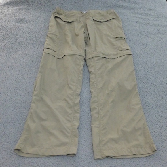 Columbia PFG Pants Mens 40x32 Convertible Hiking Zip Off Khaki Fishing Outdoor - Picture 2 of 14